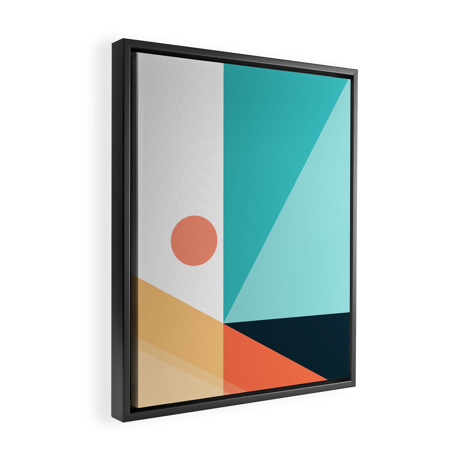 Geometric 1709 Framed Canvas Print Gallery Image 2