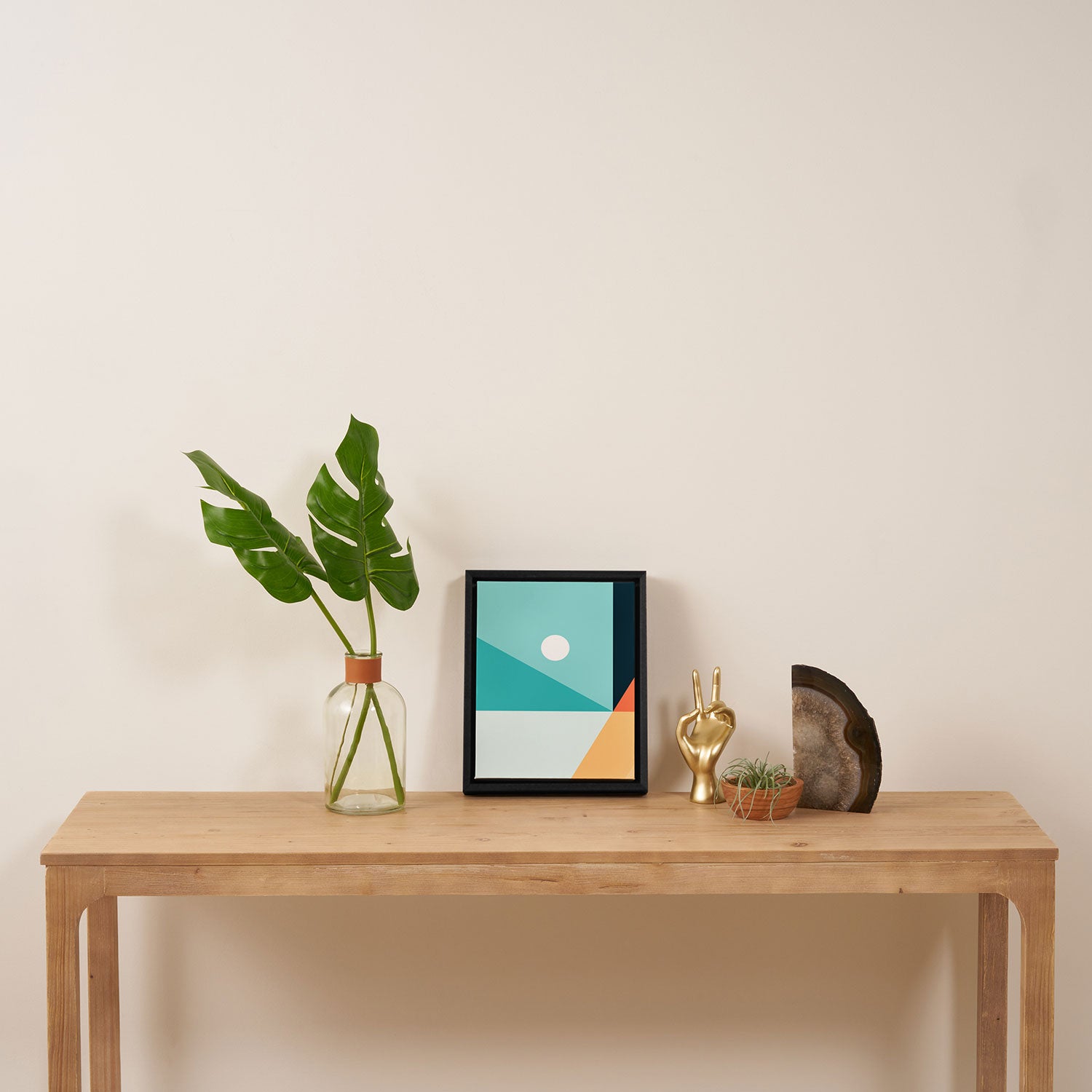 Geometric 1710 Framed Canvas Print Gallery Image 4