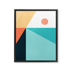 Geometric 1711 Framed Canvas Print Gallery Image 6