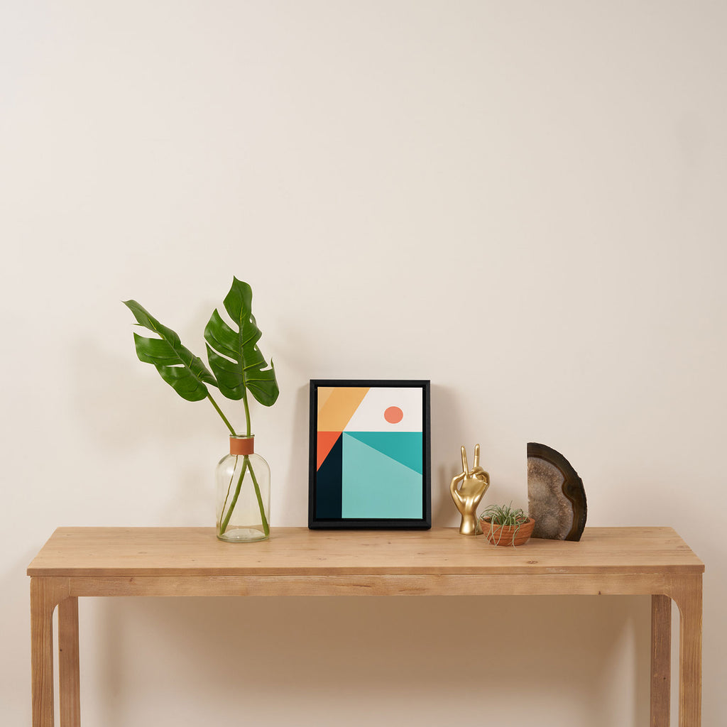Geometric 1711 Framed Canvas Print Gallery Image 4