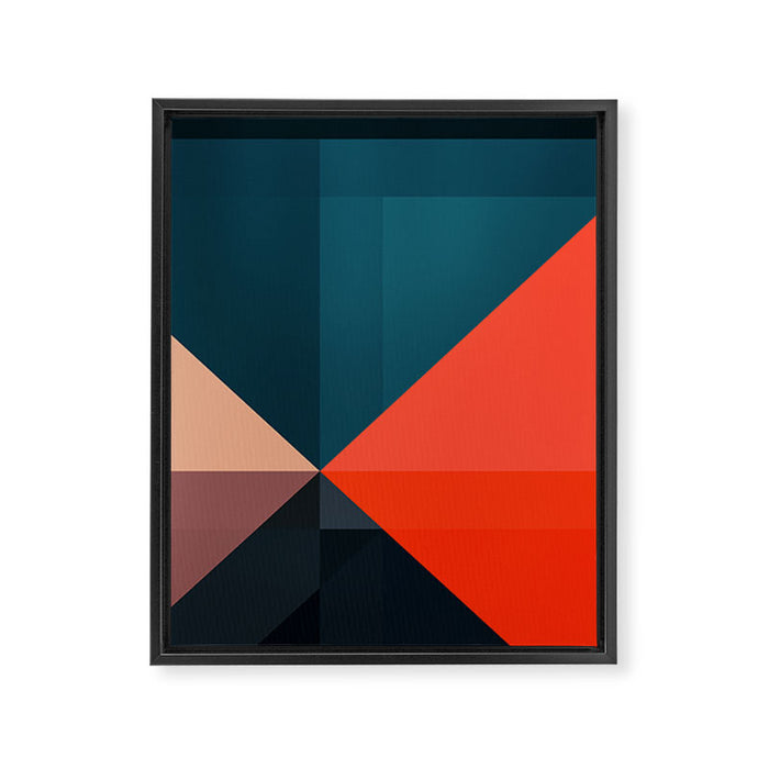 Geometric 1713 Framed Canvas Print Gallery Image 1