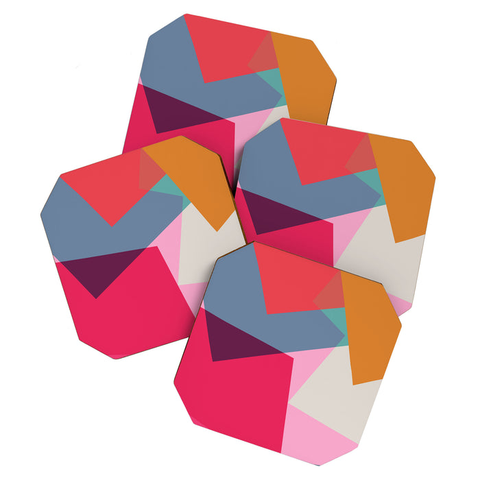 Geometric Abstract 01 Coaster Gallery Image 1