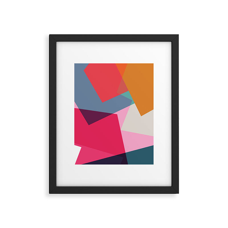 Geometric Abstract 01 Framed Art Print Gallery Image 5