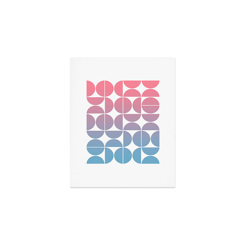Geometric Gradient 01 Art Print Gallery Image 1