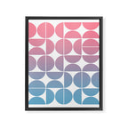 Geometric Gradient 01 Framed Canvas Print Gallery Image 8