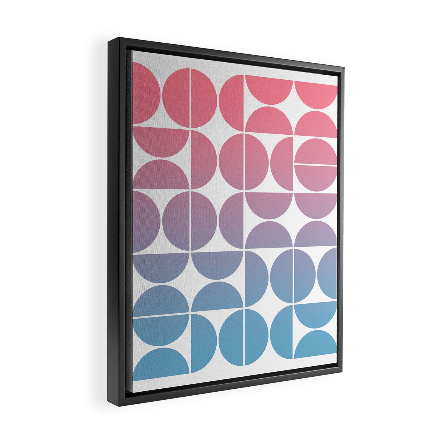 Geometric Gradient 01 Framed Canvas Print Gallery Image 2