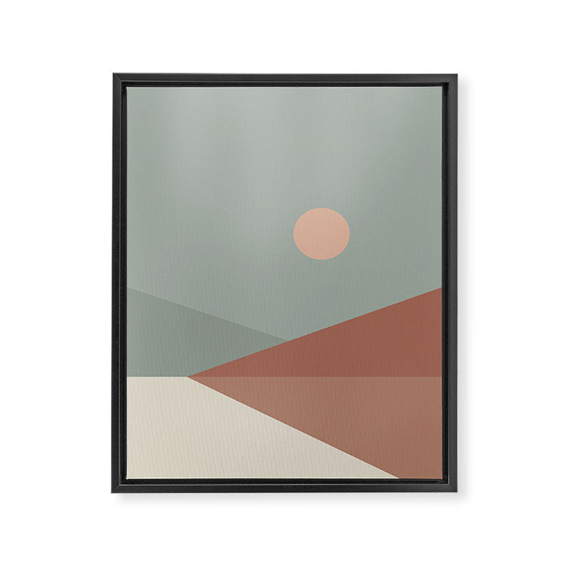 Geometric Landscape 04 Framed Canvas Print Gallery Image 6