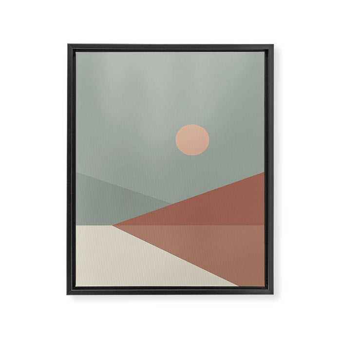 Geometric Landscape 04 Framed Canvas Print Gallery Image 1