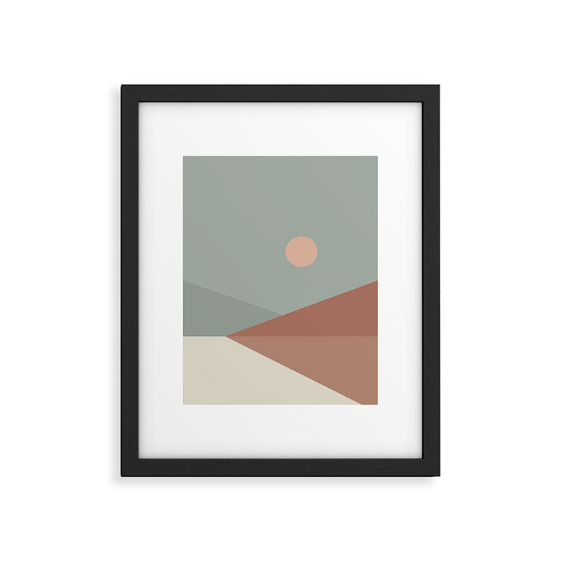 Geometric Landscape 04 Framed Art Print Gallery Image 5
