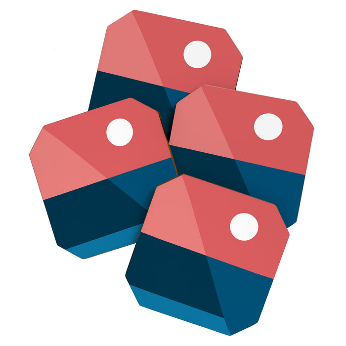 Geometric Landscape 11 Coaster Gallery Image 1