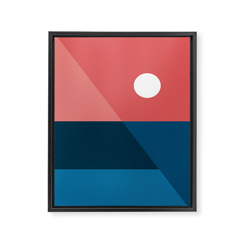 Geometric Landscape 11 Framed Canvas Print Gallery Image 6
