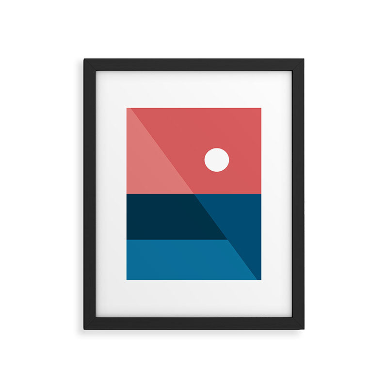 Geometric Landscape 11 Framed Art Print Gallery Image 5