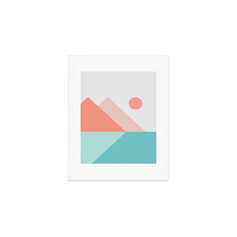 Geometric Landscape 13 Art Print Gallery Image 1