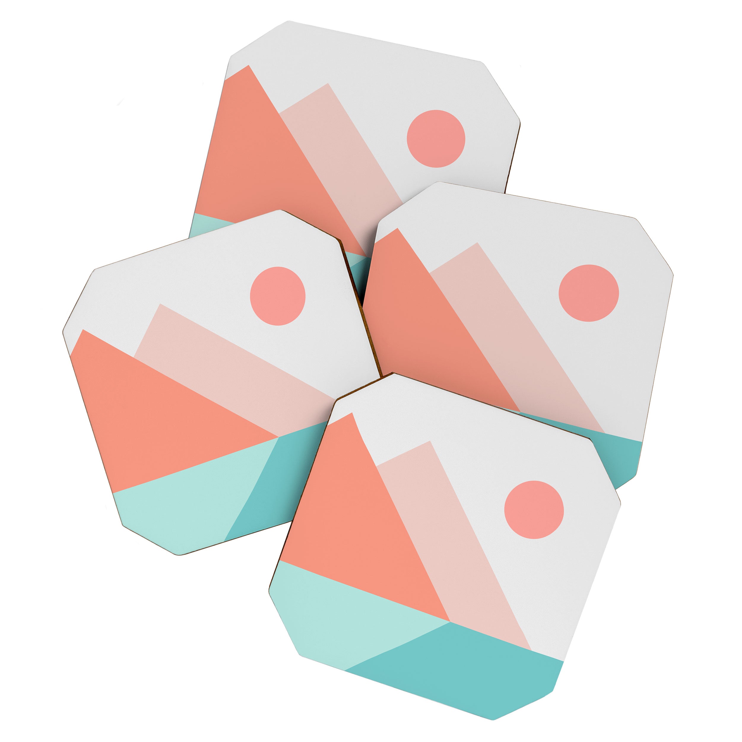 Geometric Landscape 13 Coaster Gallery Image 1