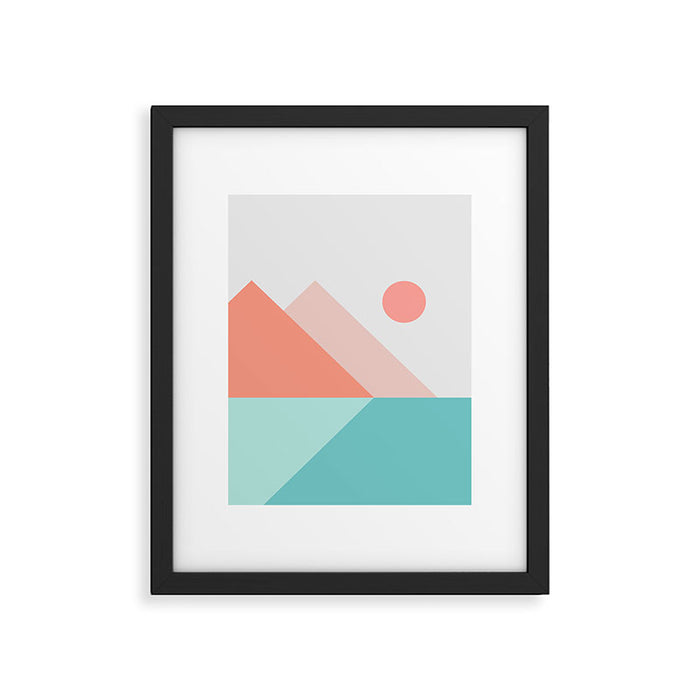 Geometric Landscape 13 Framed Art Print Gallery Image 1