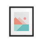 Geometric Landscape 13 Framed Art Print Gallery Image 6