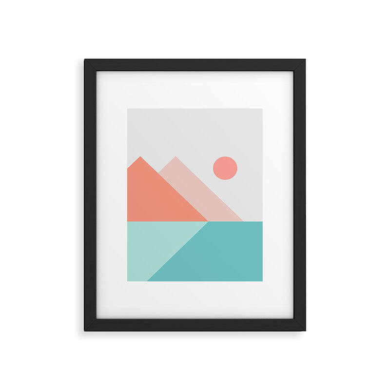 Geometric Landscape 13 Framed Art Print Gallery Image 6
