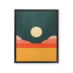 Geometric Landscape 14 Framed Canvas Print Gallery Image 6