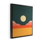 Geometric Landscape 14 Framed Canvas Print Gallery Image 2