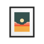 Geometric Landscape 14 Framed Art Print Gallery Image 5
