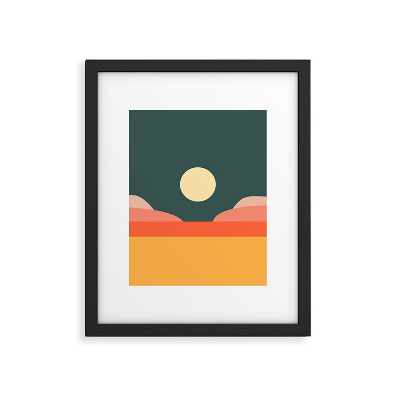 Geometric Landscape 14 Framed Art Print Gallery Image 4
