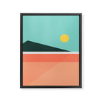 Geometric Landscape 15 Framed Canvas Print Gallery Image 8
