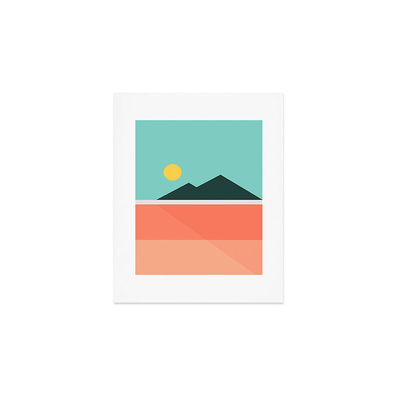 Geometric Landscape 16 Art Print Gallery Image 1