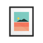 Geometric Landscape 16 Framed Art Print Gallery Image 6