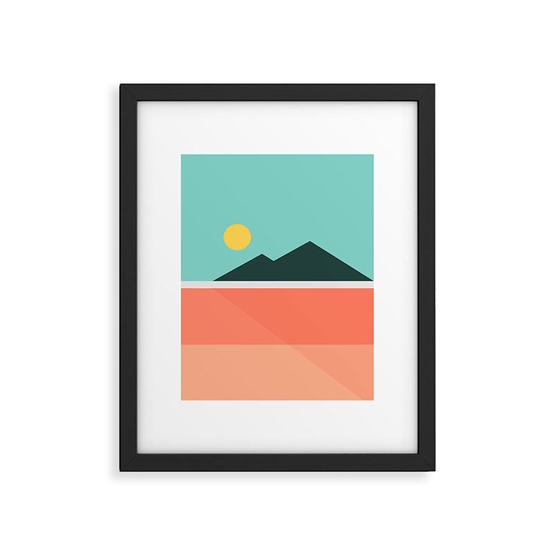 Geometric Landscape 16 Framed Art Print Gallery Image 4