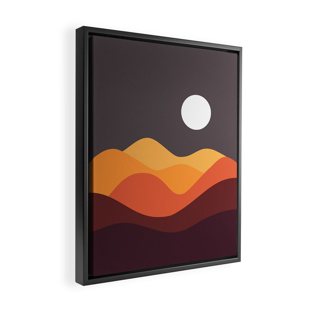 Geometric Landscape 20 Framed Canvas Print Gallery Image 2