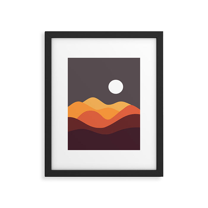 Geometric Landscape 20 Framed Art Print Gallery Image 1