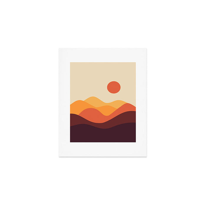 Geometric Landscape 21 Art Print Gallery Image 1