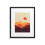 Geometric Landscape 21 Framed Art Print Gallery Image 6
