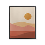 Geometric Landscape 23A Framed Canvas Print Gallery Image 8