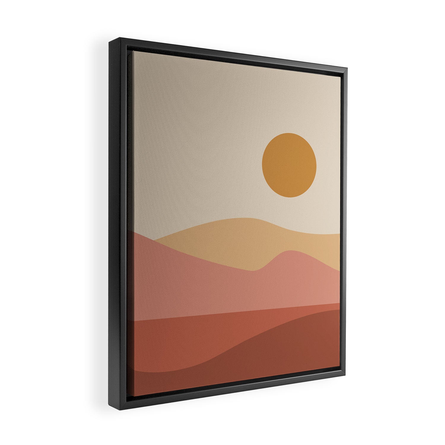Geometric Landscape 23A Framed Canvas Print Gallery Image 2