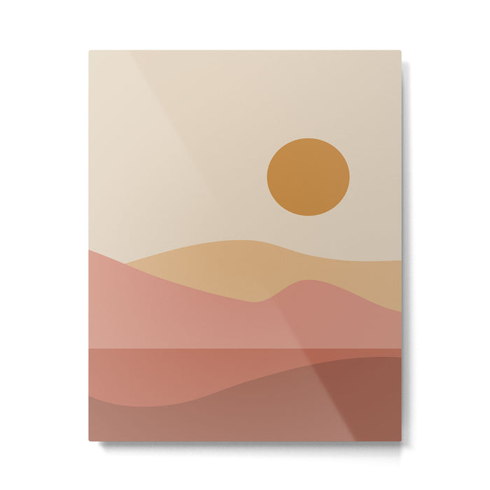 Geometric Landscape 23A Metal Print Gallery Image 1