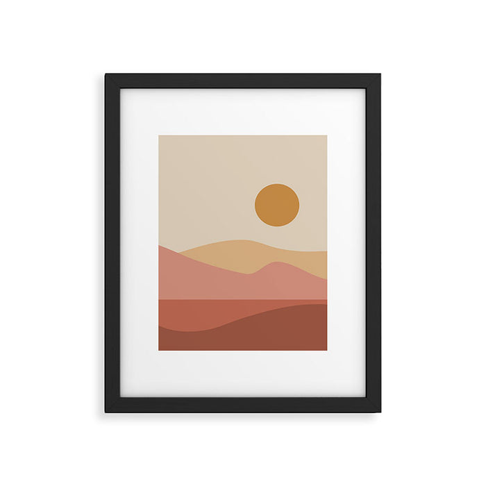 Geometric Landscape 23A Framed Art Print Gallery Image 1