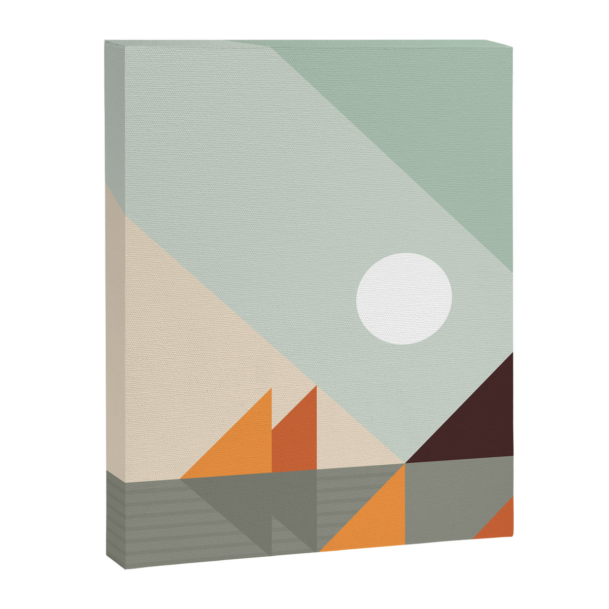Geometric Landscape 24 Canvas Print Gallery Image 8