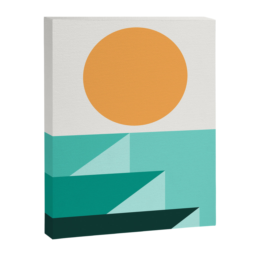 Geometric Landscape 25A Canvas Print Gallery Image 6