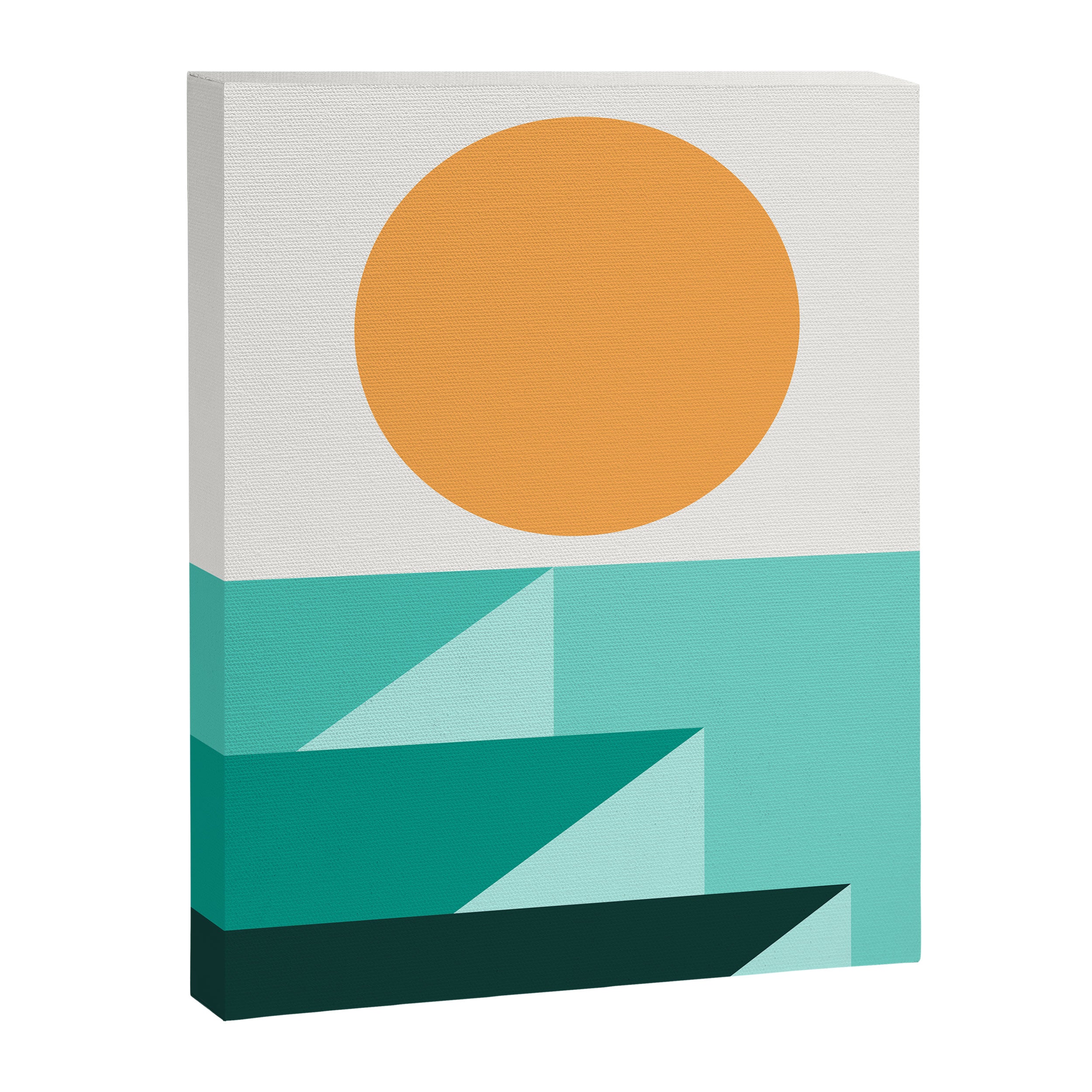 Geometric Landscape 25A Canvas Print Gallery Image 6