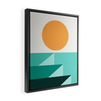 Geometric Landscape 25A Framed Canvas Print Gallery Image 2