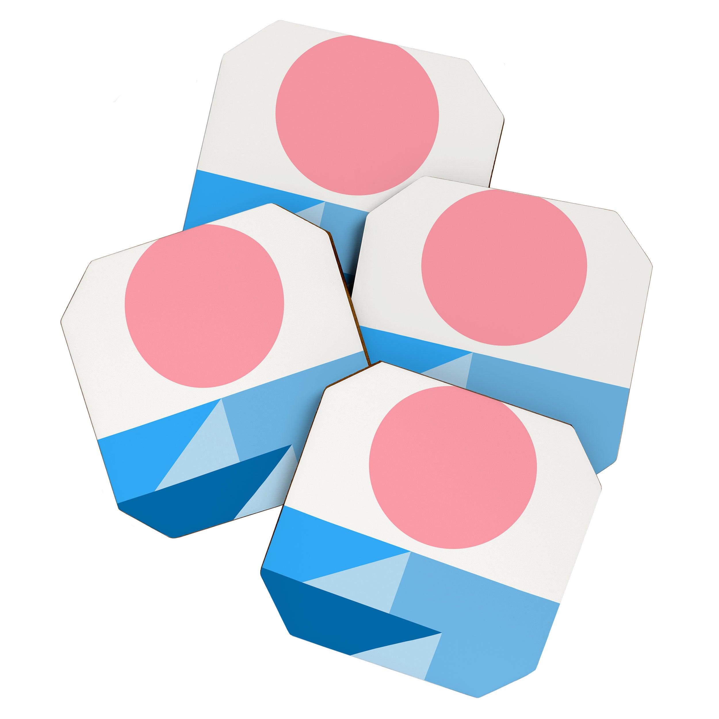 Geometric Landscape 25B Coaster Gallery Image 1