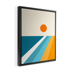 Geometric Landscape 26A Framed Canvas Print Gallery Image 2