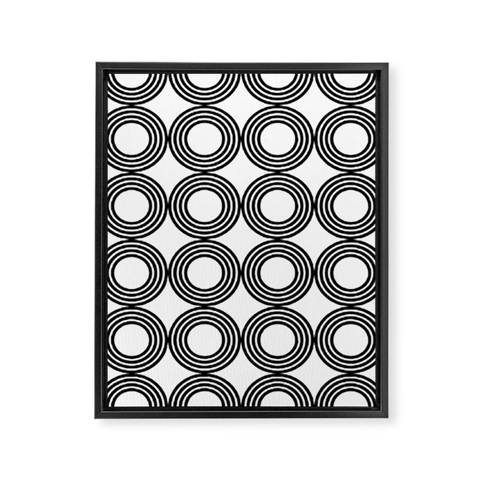 Geometric Pattern 02A Framed Canvas Print Gallery Image 1