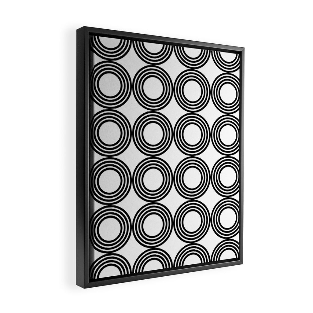 Geometric Pattern 02A Framed Canvas Print Gallery Image 2