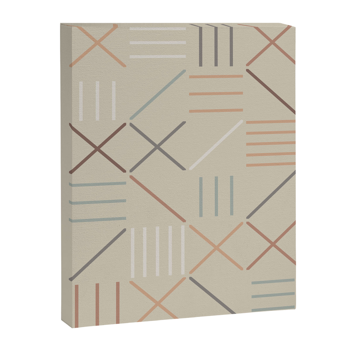 Geometric Shapes 05 Canvas Print Gallery Image 6