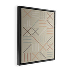 Geometric Shapes 05 Framed Canvas Print Gallery Image 2