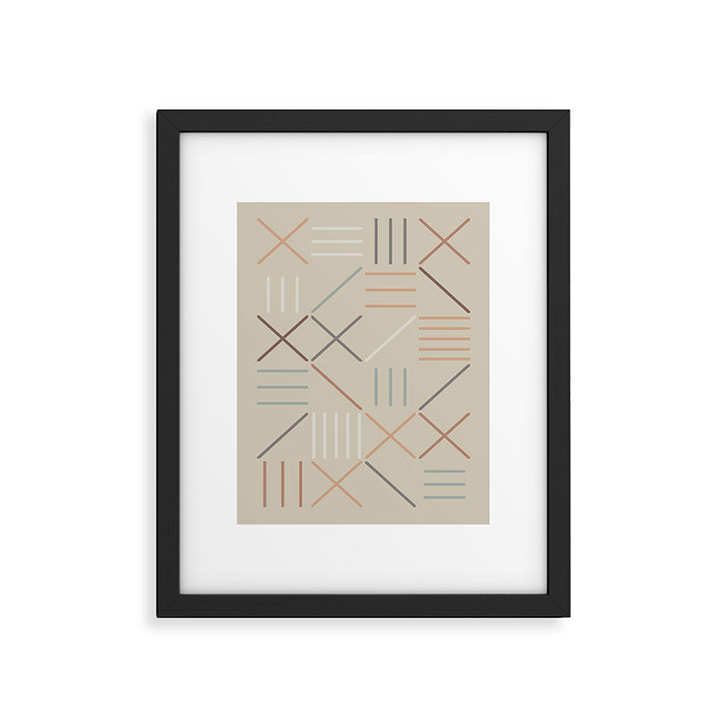 Geometric Shapes 05 Framed Art Print Gallery Image 5