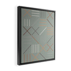 Geometric Shapes 08 Framed Canvas Print Gallery Image 2