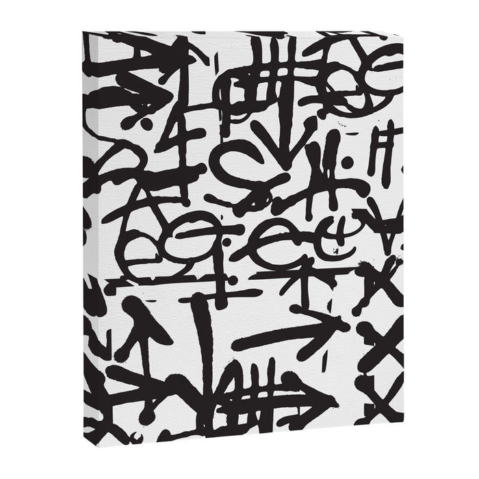 Graffiti Pattern Canvas Print Gallery Image 1